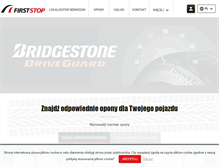 Tablet Screenshot of firststop.pl