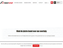 Tablet Screenshot of firststop.nl